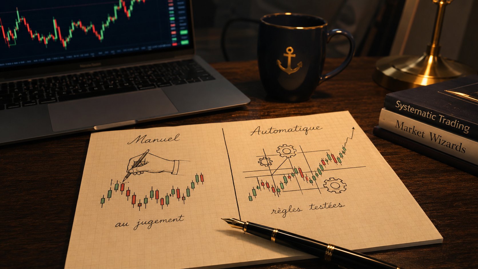 Trader face au choix entre trading manuel et trading automatique